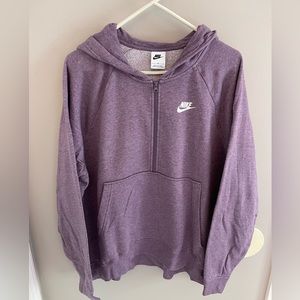 Nike quarter zip hoodie sweatshirt